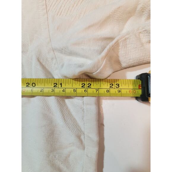 Jamaica Jaxx Shirt Mens Large Cream 100% Silk Short Sleeve Hawaiian Classic Dad - Picture 5 of 11